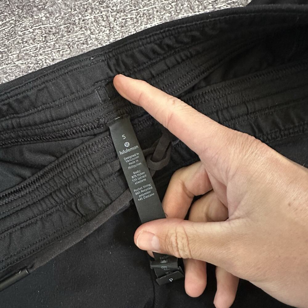 Men's Lululemon Black City Sweat Jogger Sweats Casual Yoga Sweatpants Pants Sz S